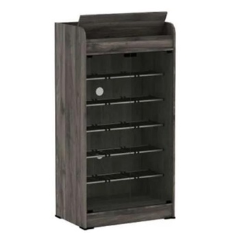 Lemari Sepatu Kaca 5 Susun / Rak Sepatu Minimalis Activ Spin LS 60