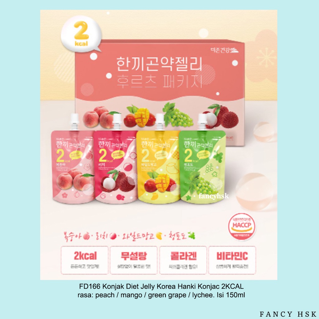 Jual ORI KOREA KONJAK DIET JELLY HANKI KONJAC 2KCAL FD166 Shopee