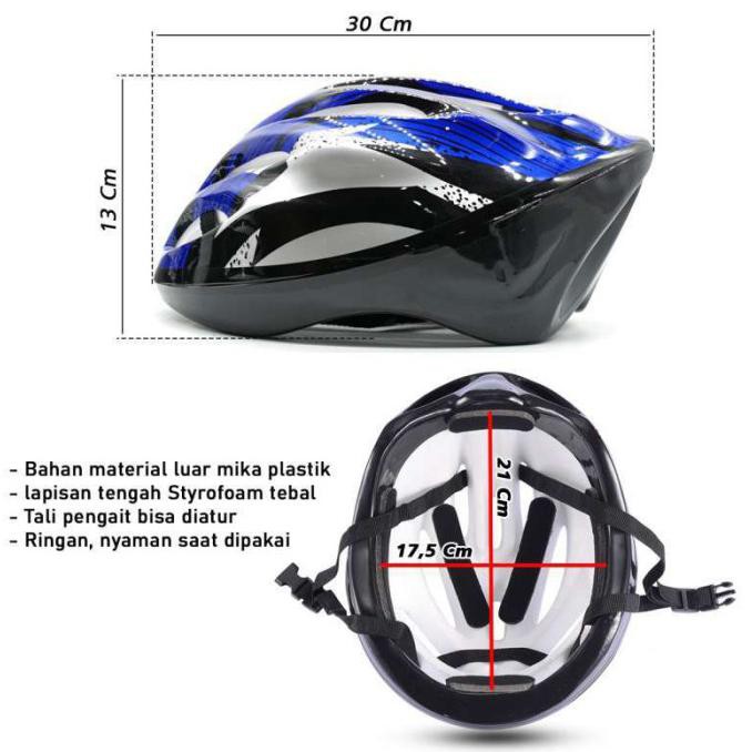 Murah Helm Sepeda Gunung / Helm Sepeda Dewasa / Helm Sepeda Ringan - Silver Limited