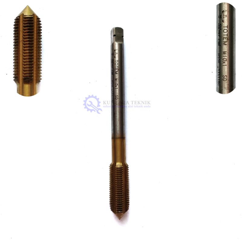HAND TAP M10 x 1 TAP MESIN DRAT M10 x 1 HSSE