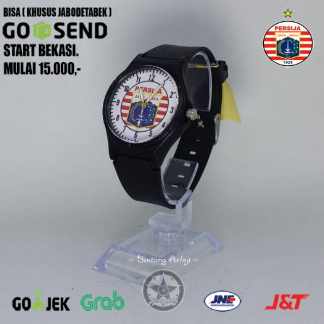 JAM TANGAN PERSIJA ANTI AIR (+BOX JAM BB &amp; +BATREI CADANGAN)