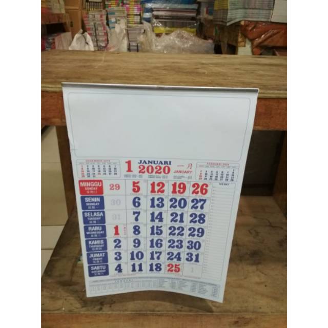 

Kalender Kerja medium umum tahun 2020 murah