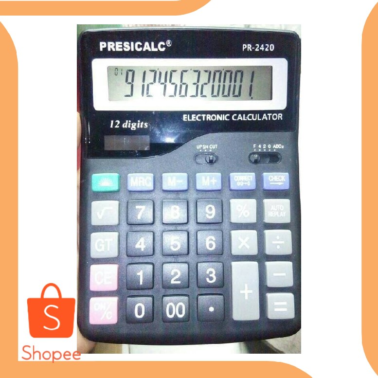 

Dijual tools KALKULATOR PRESICAL PR-2420 ada pendektesi uang palsu 19DEZ Berkualitas
