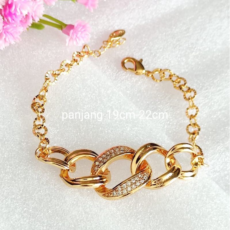 Gelang Tangan Serut Xuping Emas Wanita