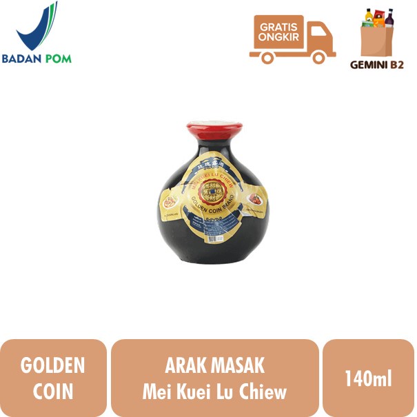 

Golden Coin Mei Kuei Lu Chiew 140ml (Arak Masak)