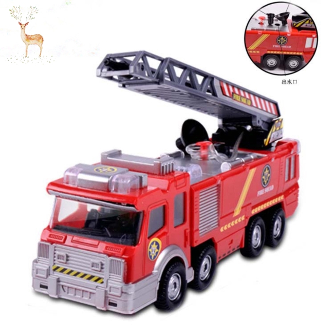 toy fire engine that sprays water