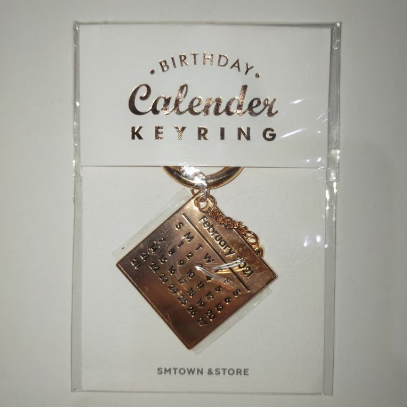 (READY STOCK) NCT BIRTHDAY KEYRING CALENDAR MERCHANDISE JAEHYUN OFFICIAL