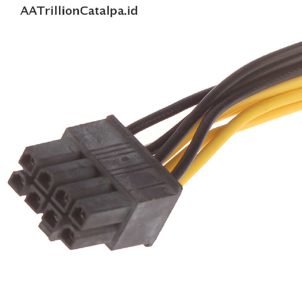 Aatrillioncatalpa 5Pcs ATX 4 Pin Male Ke 8pin Female EPS Power Adapter Untuk CPU