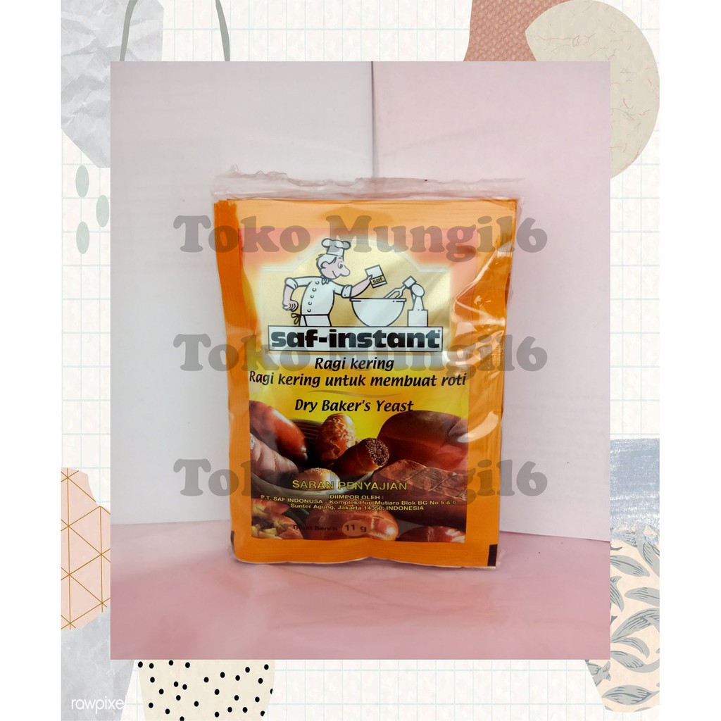 

RAGI SAF INSTANT KERING SACHET 11 GRAM