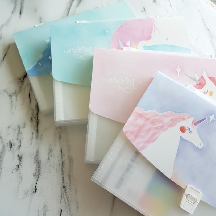 

Kiran | Languo Document File Holder A4 / File Organizer Unicorn Lg-21983