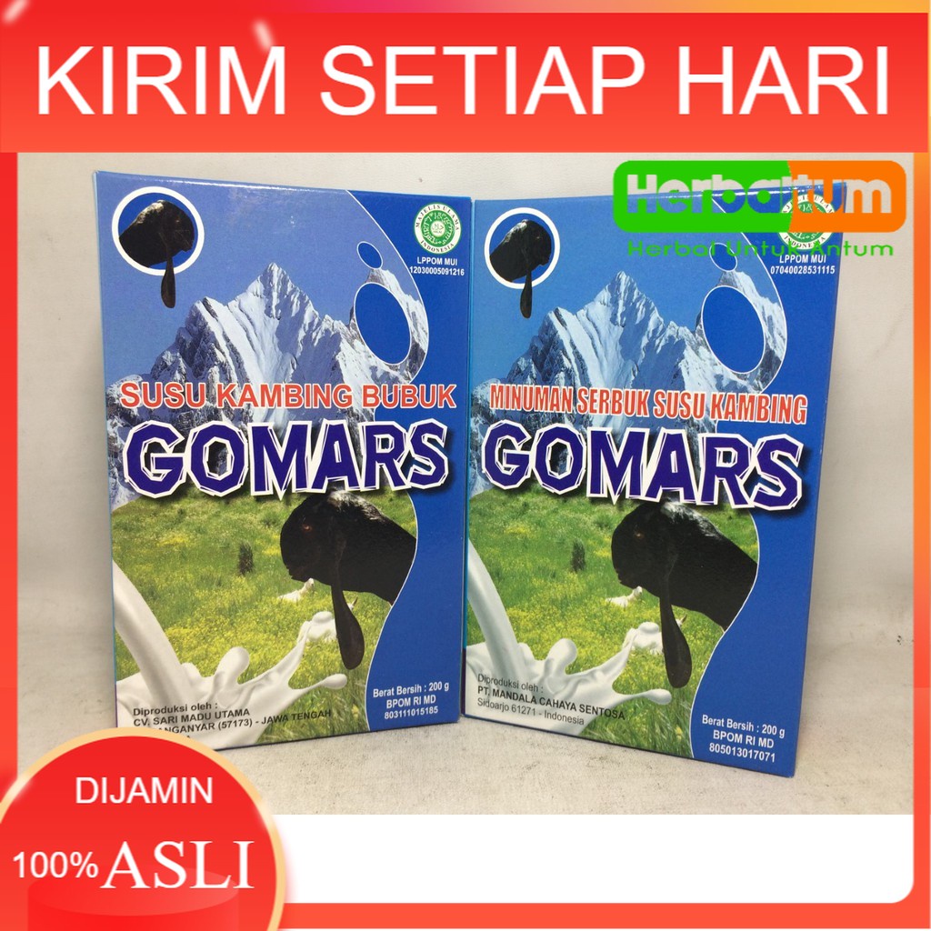 

[ASLI] Susu Kambing Etawa Gomars Rasa Orignal