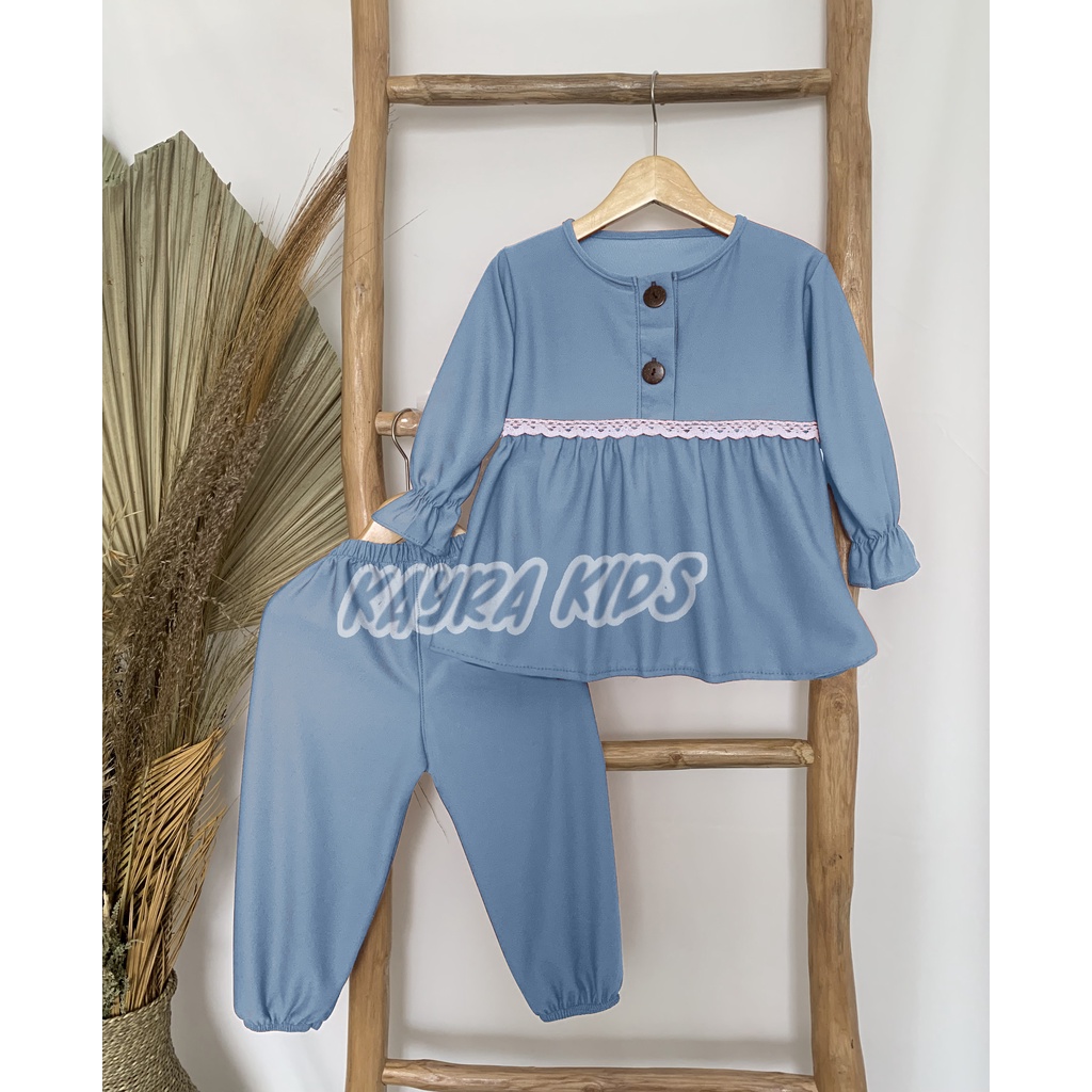 Baju Anak Perempuan 0-3 tahun Setelan Anak Perempuan One Set Wanita Baju Bayi Perempuan Baju Wanita Dress Anak Perempuan