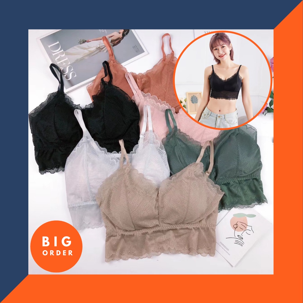 BRALLETE REMAJA CEWEK TRENDY BH BRA WANITA NYAMAN DAN LEMBUT BH PREMIUM KOREA BH33 - BOS