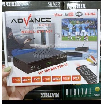 SET TOP BOX ADVANCE STP A01 - STB ADVANCE - STB TV DIGITAL - STB ADVANCE - PENERIMA SIARAN TV DIGITAL