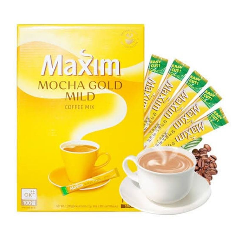 

maxim mocha gold coffee 100pcs