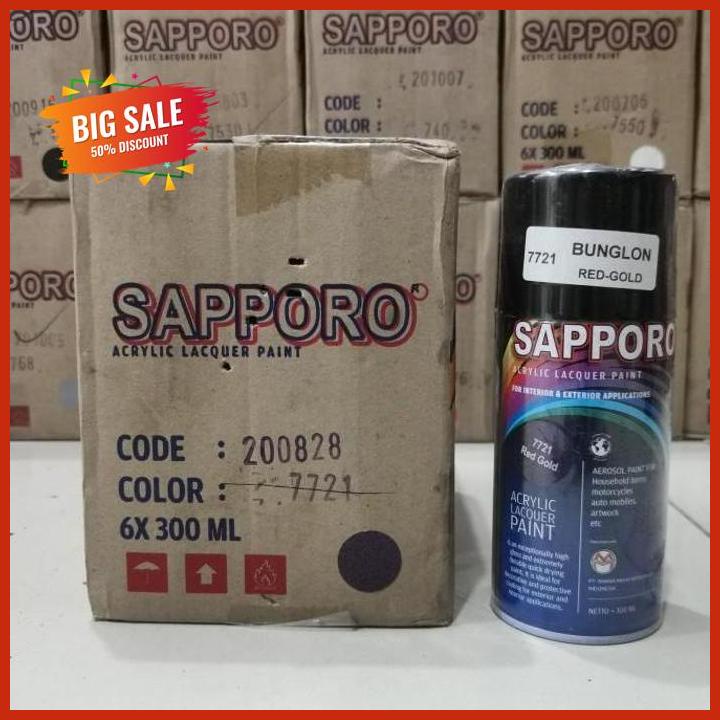 Lestari Motor2// Cat Semprot Sapporo Paint 7721 Bunglon Red Gold