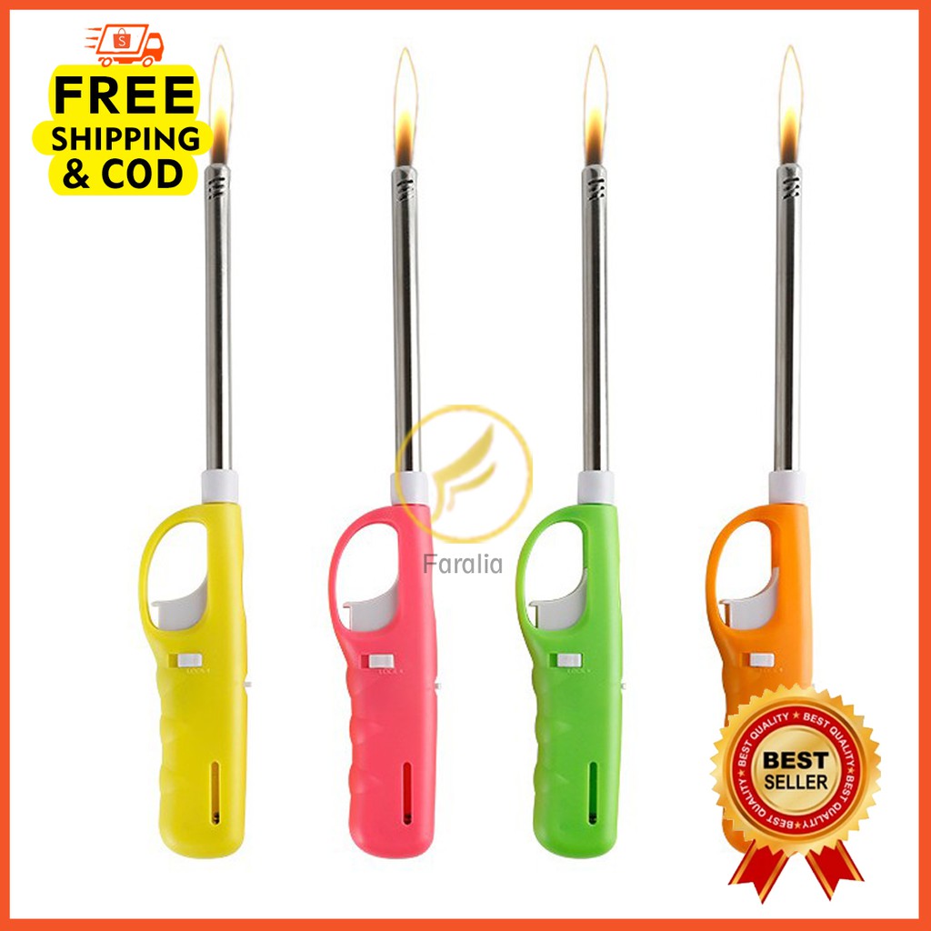 Pematik Gas Korek Api Tembak Lighter Pemantik Unik Elektrik Zippo Pistol Led Bara Lilin Multifungsi