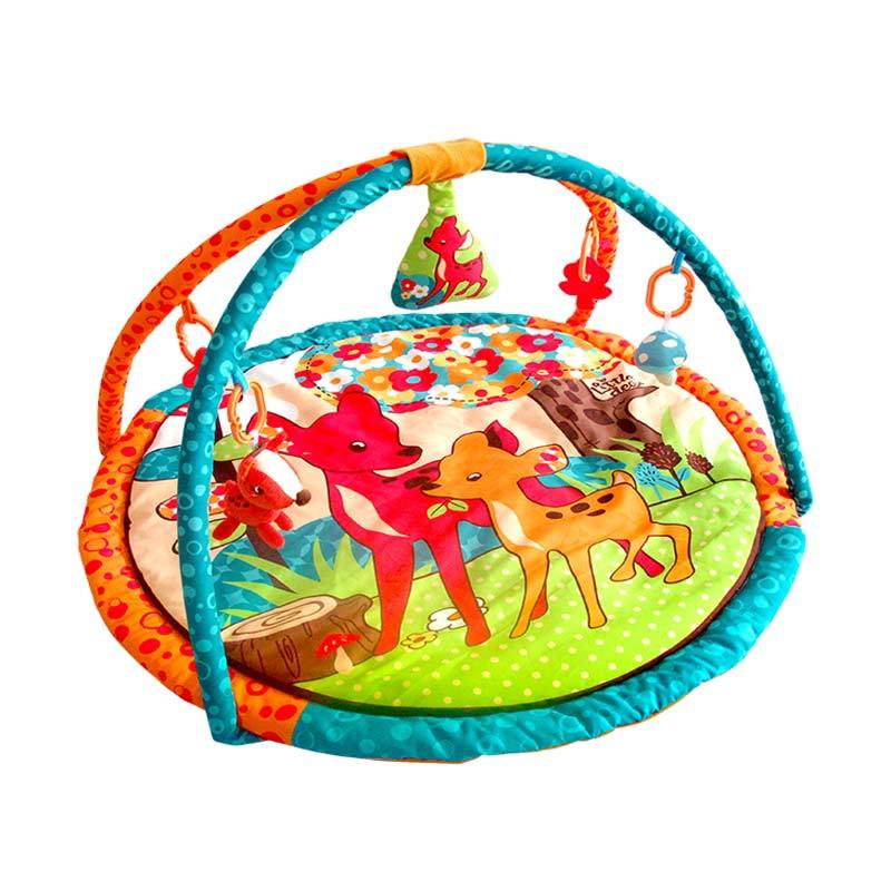 Pumpee Musical PlayMat Printed Mainan Playmat Bayi