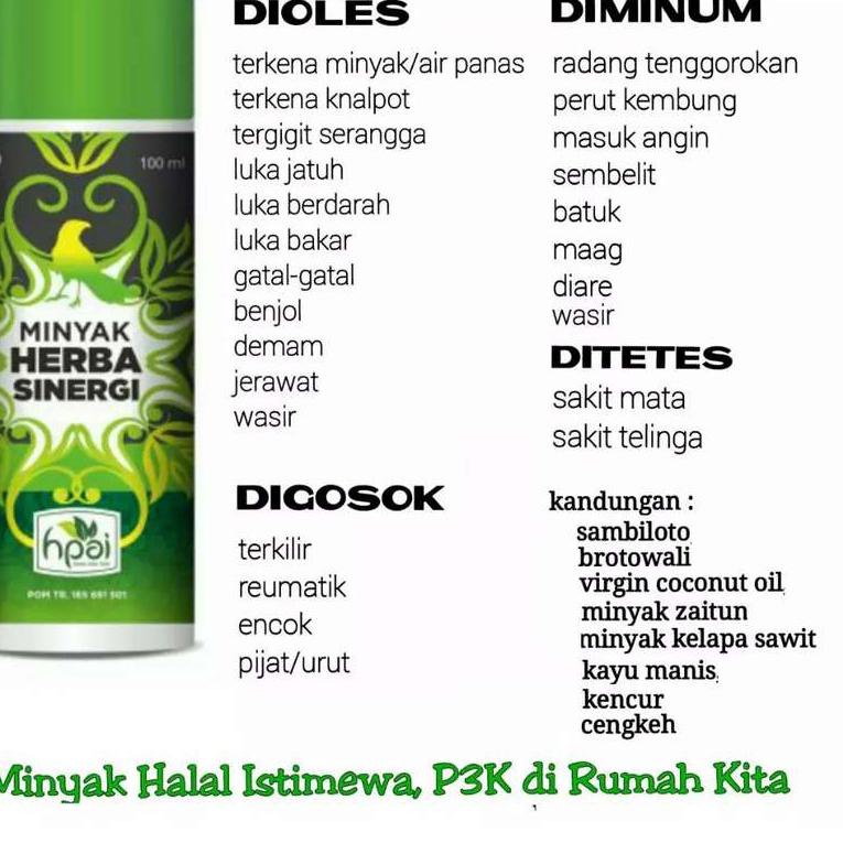 [masih.banyak]⭐ Minyak Herba Sinergi HNI HPAI Obat Herbal Butbut Urut Rematik Cantengan Benjolan Dem