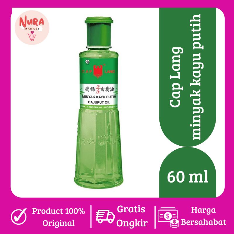 Cap Lang Minyak Kayu Putih 60 Ml | minyak kayu putih cap lang 60ml