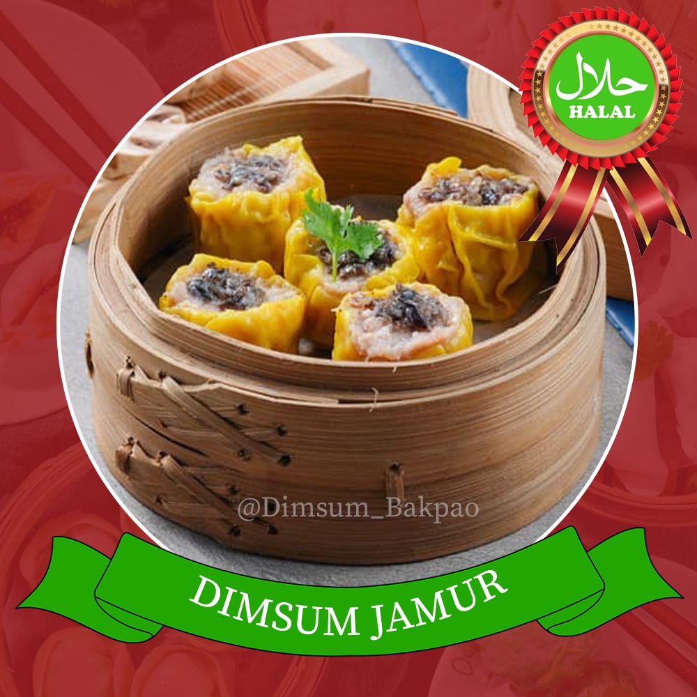 

Siomay Jamur Dimsum Jamur isi 50pcs frozen food cemilan lezat DIMSUMBAKPAO