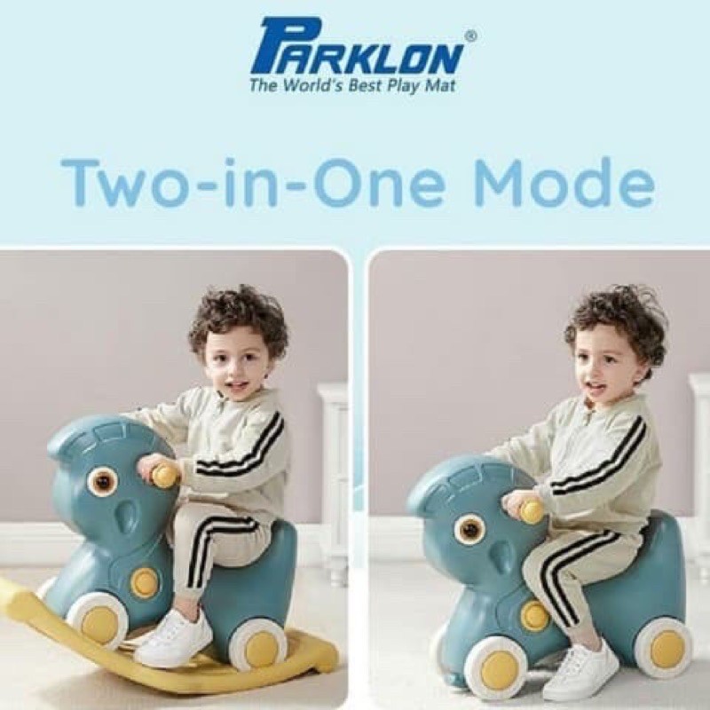 Parklon 2 in 1 Rocking Horse 2in1 Mainan Kuda Kudaan Ride On