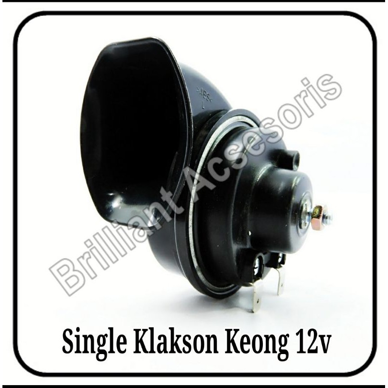 Klakson Keong Single 12v - Joss Buat Motor - Single Suara Joss