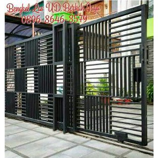 Membuat Pintu  Geser  Dari Baja  Ringan 