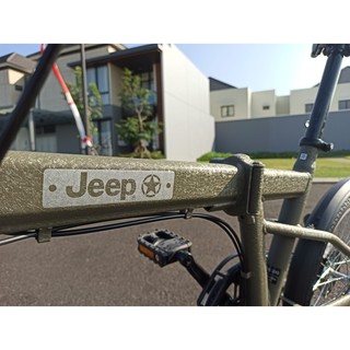  SEPEDA  LIPAT  JEEP 20 BY LONDON  TAXI  MERAH FOLDING BIKE 