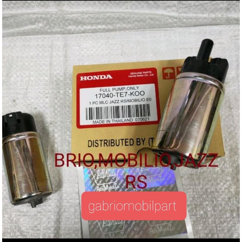 pompa bensin fuel pump mobilio jazz rs brio original