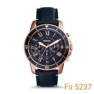 Jam Fossil Flynn Chronograph Brown Leather Watch Bq2261 Original New With Tag Shopee Indonesia
