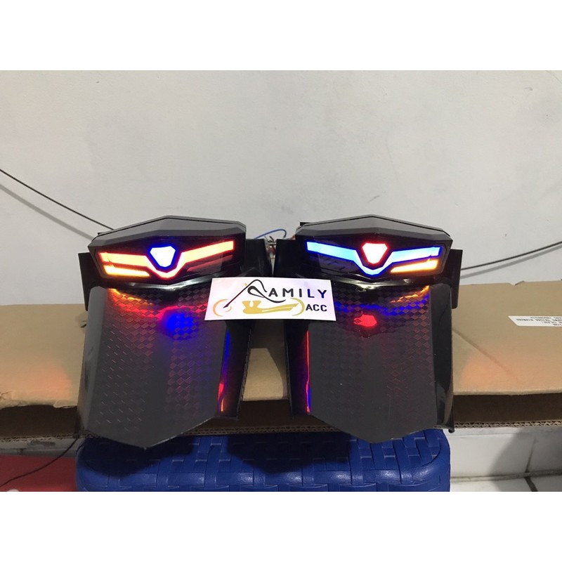 Buntut Spakbor Belakang LED 3in1 Honda CRF 150 XR 150 DAN YAMAHA WR 155