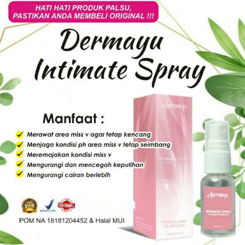 DERMAYU INTIMATE SPRAY KEWANITAAN ORIGINAL BPOM