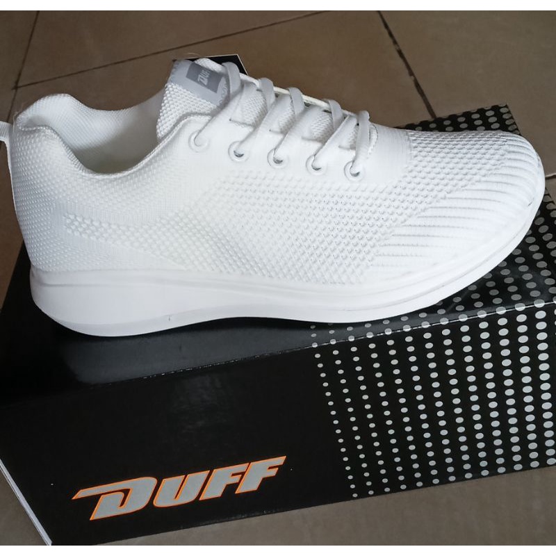 sepatu hitam duff eletra blk/all blk/white