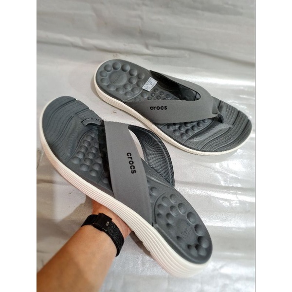 Sandal Crocs Reviva Flip / Sandal Jepit Pria Crocs / Reviva Flip man