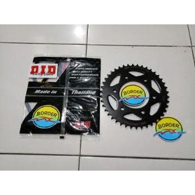 Gear DID 428-45T Vixion Scorpio QR Byson MX King R15 Xabre Lanc Motorr.
