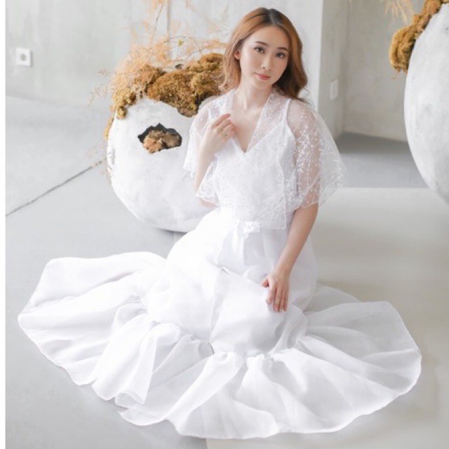 𝙏𝙪𝙩𝙪𝙡𝙡𝙚 Marrie Robe WEDDING ROBE KIMONO PENGANTIN