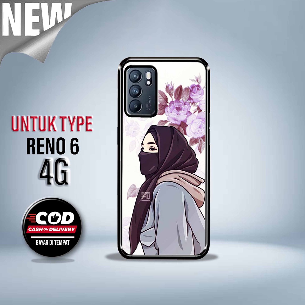 Sukses Case Glossy Oppo Reno 6 4G - Hardcase Terbaru Oppo Reno 6 4G - Case Fashion Oppo Reno 6 4G - 