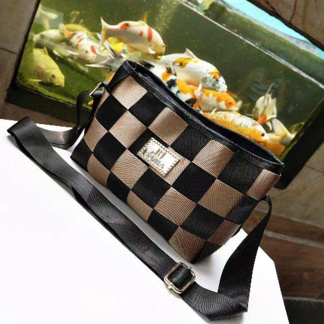 Fashion Lisban anyam x6319 Tas Selempang unik