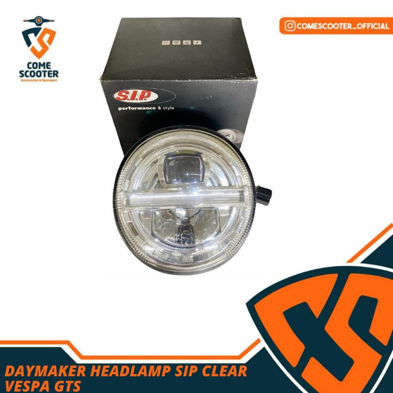 DAYMAKER HEADLAMP SIP CLEAR VESPA GTS