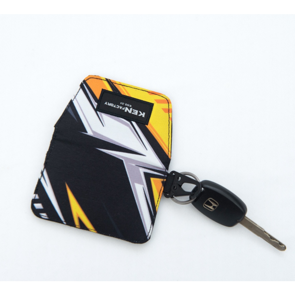 Dompet STNK Mobil Motor // Gantungan Kunci Motif Premium Pria Wanita Printing // Carabiner Premium - KENFACTORY