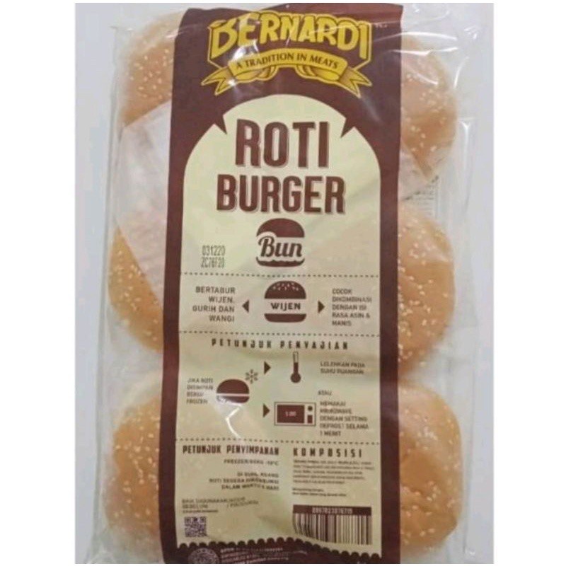 

BERNARDI ROTI BURGER WIJEN ISI 6