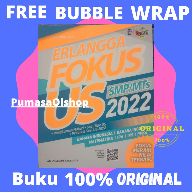 ERLANGGA FOKUS US SMP/MTS 2022 K13