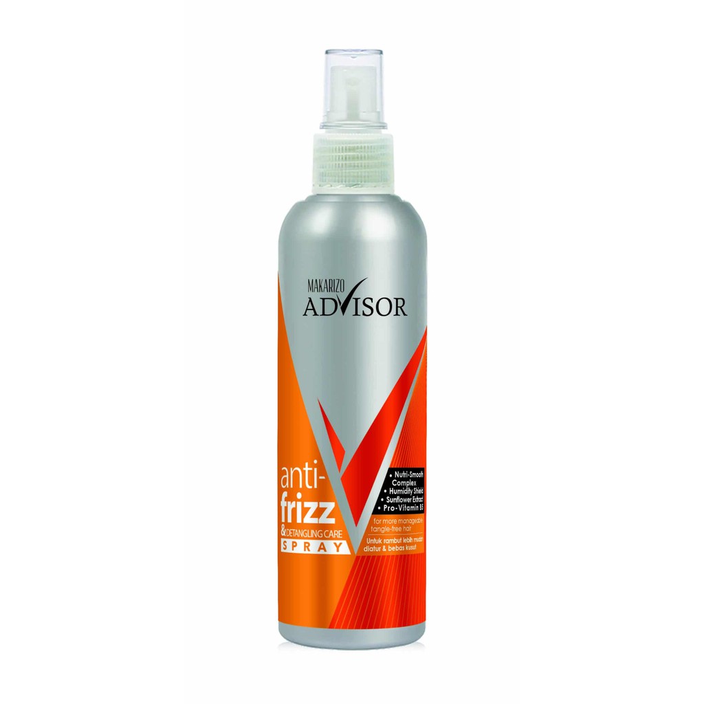  Makarizo  Anti Frizz Spray  240 ml New Packing Shopee 