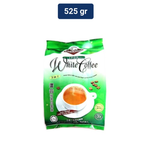 Chek Hup 3 in 1 Ipoh White Coffee Less Sweet 35gr x 15