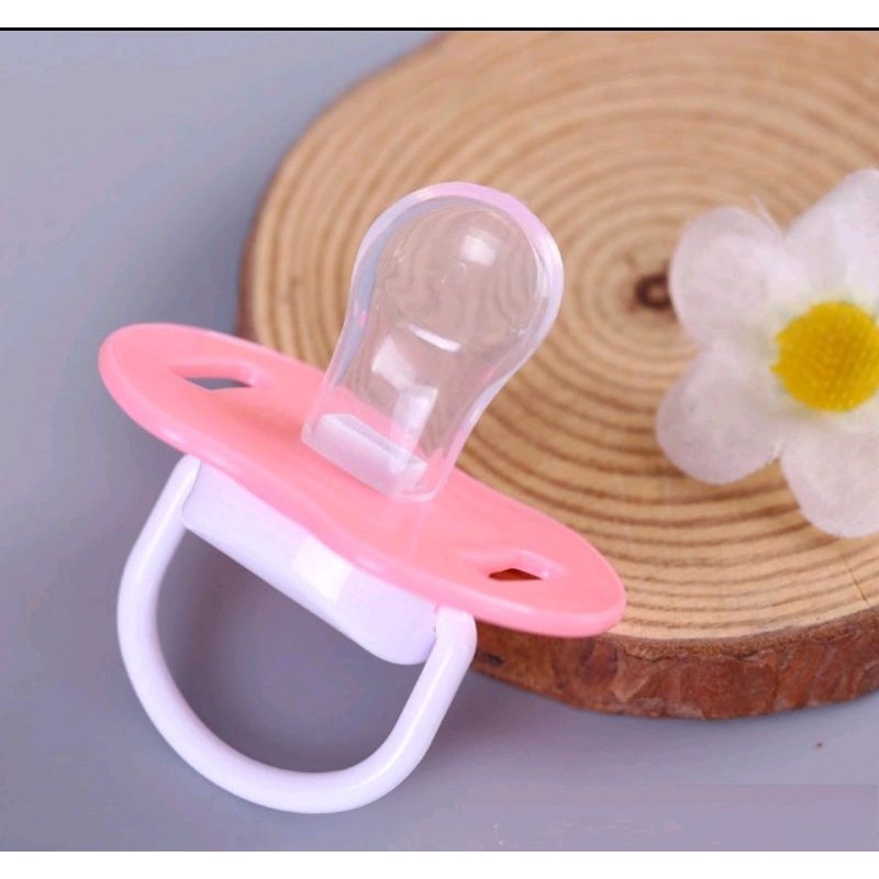 LYSASHOP - Kompeng Bayi Dot Empeng Gepeng Datar Bulat Set Kotak Baby Pacifier Soother Food Grade-6