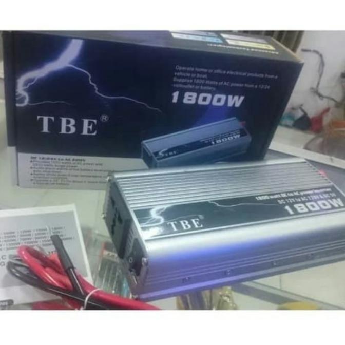 Power Inverter 1800 watt 12V DC to AC - TBE 1800W lightn33 Murah