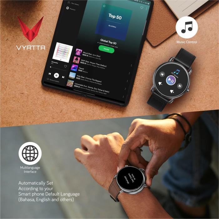 VYATTA Fitme Spectre Smartwartch - Luxury,Watch Face,Round Screen,IPX8