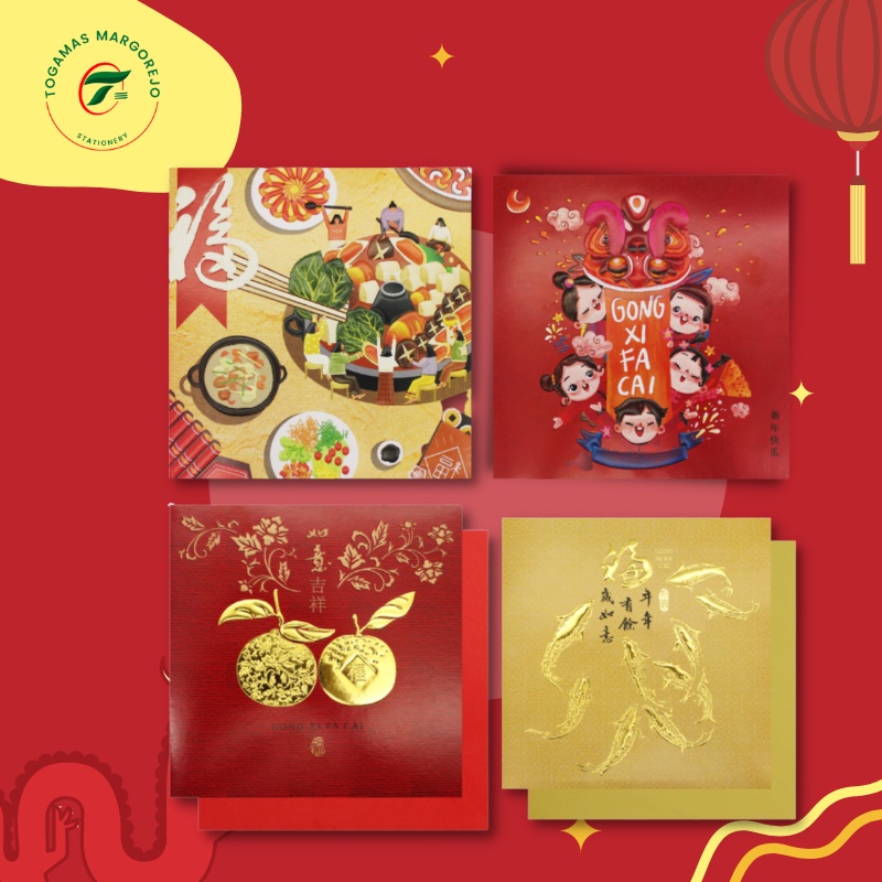 Jual Kartu Ucapan Imlek Chinese New Year Scx Capricorn Design Shopee Indonesia