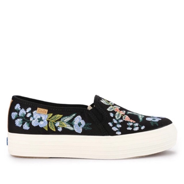 Keds Triple Decker Rifle Paper Co. Embroidery